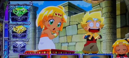 もっと！クレアの秘宝伝 女神の歌声と太陽の子供達のいいねボタンPUSH画面