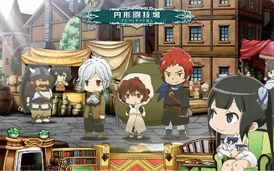 パチスロ ダンジョンに出会いを求めるのは間違っているだろうか２の円形闘技場ステージ