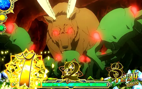 パチスロ ダンジョンに出会いを求めるのは間違っているだろうか２の出現モンスター「マッドビードル+ソードスタッグ」