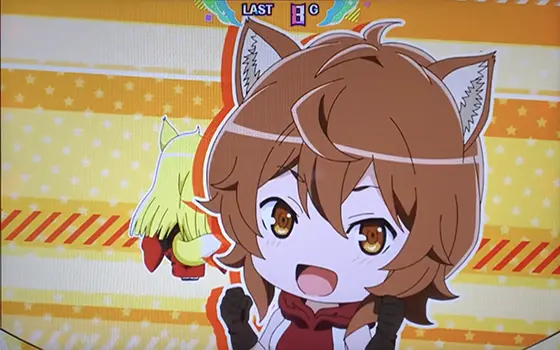 パチスロ ダンジョンに出会いを求めるのは間違っているだろうか２のファミリアチャンス(RB)の突入画面
