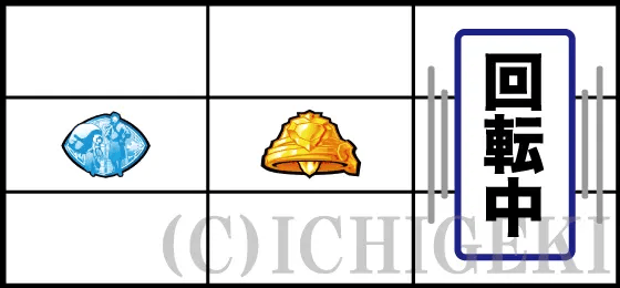 パチスロ ダンジョンに出会いを求めるのは間違っているだろうか２の1枚役テンパイの停止型