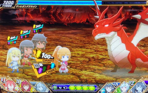 パチスロ ダンまち外伝 ソード・オラトリアのモンスターバトルAT中