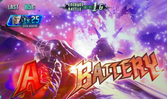パチスロ デビル メイ クライ 5のコンボチャンス（バトル勝利後）