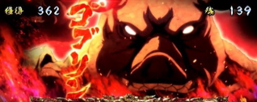 パチスロドリフターズの黒王軍バトル「ゴブリン」