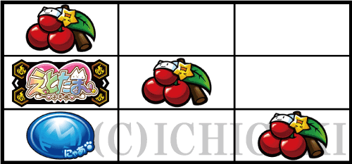 SLOTえとたまのリーチ目の停止型