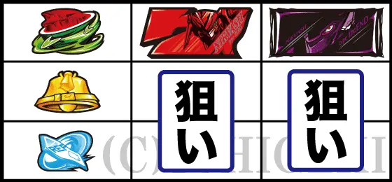 パチスロ交響詩篇エウレカセブン HI-EVOLUTION ZERO TYPE-ARTのスイカ狙い