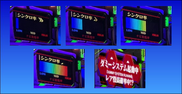 新世紀エヴァンゲリオン ～魂の共鳴～のシンクロレベルメーター一覧