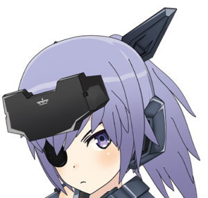 パチスロ フレームアームズ・ガールのキャラクター「迅雷」