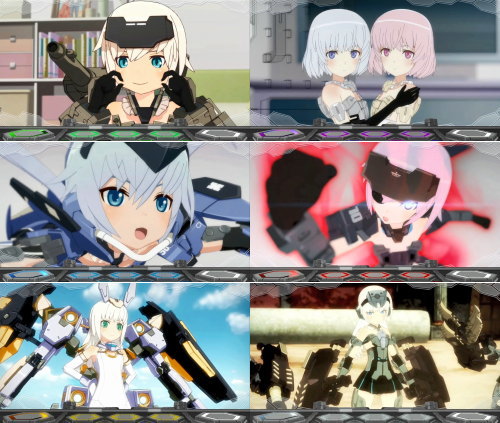 パチスロ フレームアームズ・ガールの画面