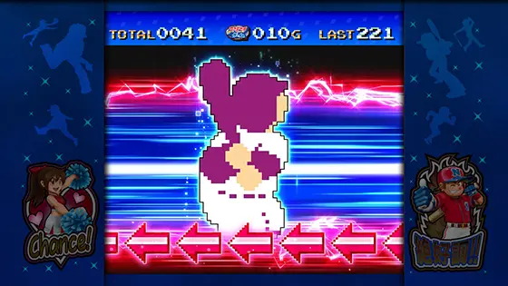 ファミスタ回胴版‼の目押しチャレンジ発生時の画面