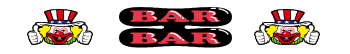 ファンキージャグラー２のピエロBAR挟み揃い(リーチ目)