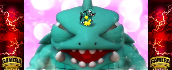 パチスロ ガメラ2のガメラを起こせ演出