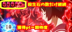 喰霊-零- 運命乱の喰霊チャンス中画面