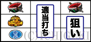 スロット牙狼黄金騎士のスイカ停止時の打ち方