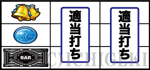 パチスロ 月華 雅のBAR下段停止時の打ち方