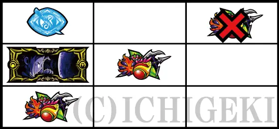 回胴式遊技機グランベルムの弱チェリー1