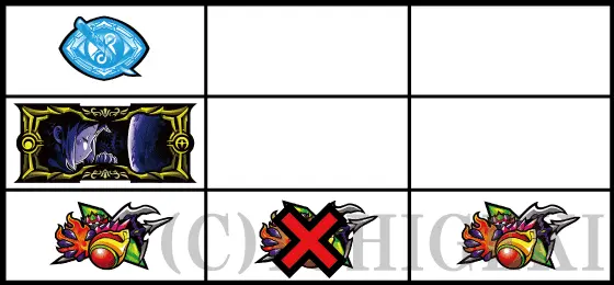 回胴式遊技機グランベルムの弱チェリー2