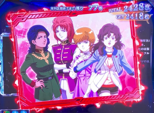 パチスロ機動戦士ガンダムユニコーンの