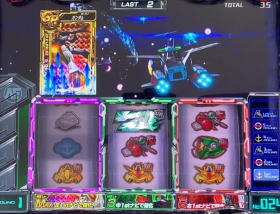 カードバトルパチスロ ガンダム クロスオーバーのレベルマックスの画像