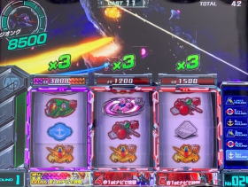 カードバトルパチスロ ガンダム クロスオーバーの倍率加算の画像