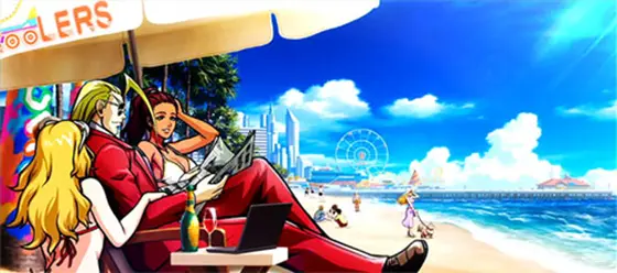 ＨＥＹ！エリートサラリーマン鏡のリゾートステージ画像