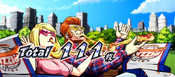 ＨＥＹ！エリートサラリーマン鏡AT終了画面 ピザ