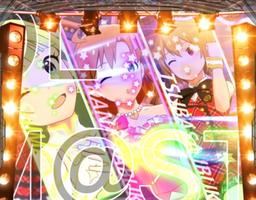 パチスロ アイドルマスター ミリオンライブ！のステージ(U.O)の画面