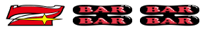 アイムジャグラーEX(6号機)の7･BAR･BAR揃い(リーチ目)