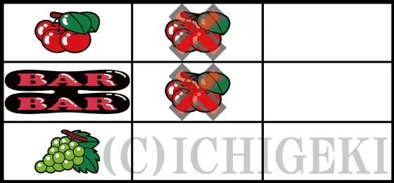 ジャグラーガールズSSの単チェリーの停止型