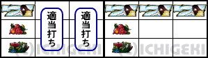 パチスロ地獄少女あとはあなたが決めることよの中段チェリー停止時