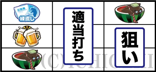 課長 熊田工作 スロットのスイカ停止時の打ち方手順