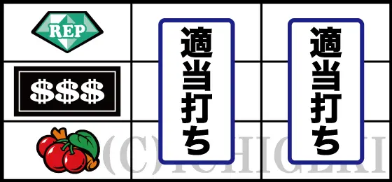 キングクリエーター30のチェリー停止時の打ち方手順