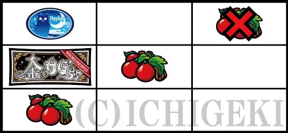 パチスロ金のかぼちゃの弱チェリー