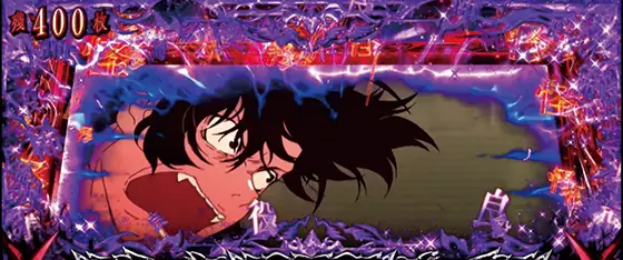 パチスロ傷物語 -始マリノ刻-の怪異高確+レア役狂化状態の複合画面