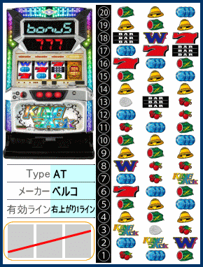 キングオブジャックの筐体画像