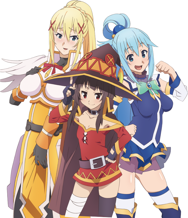 パチスロこの素晴らしい世界に祝福を！(このすば)のヒロイン3人