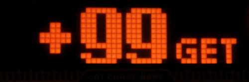 SLOTマッピーの上乗せゲーム数表示画面