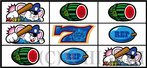 SLOTマッピーのリーチ目