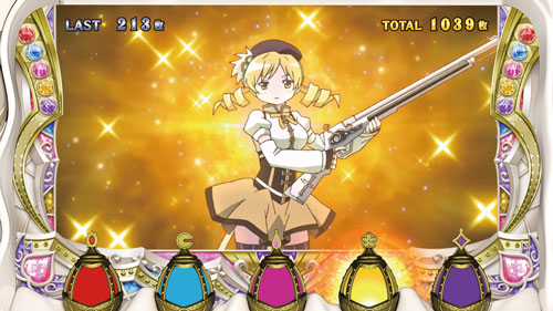 SLOT劇場版 魔法少女まどか☆マギカ[前編]始まりの物語／[後編]永遠の物語のマギカアタック出現キャラ「マミ」