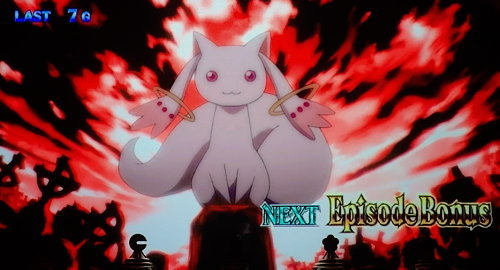 SLOT劇場版 魔法少女まどか☆マギカ[前編]始まりの物語／[後編]永遠の物語の成功時の画面