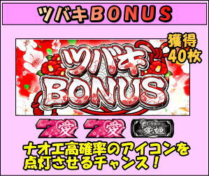 いろはに愛姫のツバキ BONUSの配当