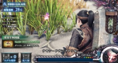 パチスロ モンスターハンター:ワールド™の環境生物『タキシードサンゴドリ』