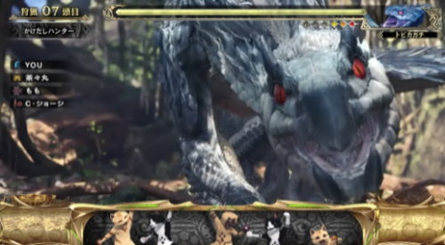 パチスロ モンスターハンター:ワールド™のアイルー出現