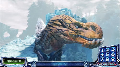 パチスロモンスターハンターワールドアイスボーンのモンスター発見