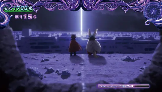 SLOTメイドインアビスのエンディング到達画面