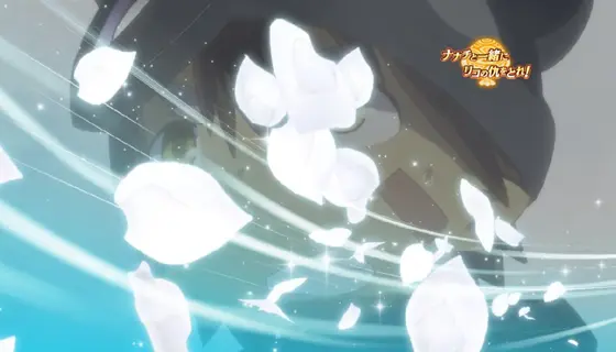 SLOTメイドインアビスの継続ジャッジ赤エフェクト発生時の画像