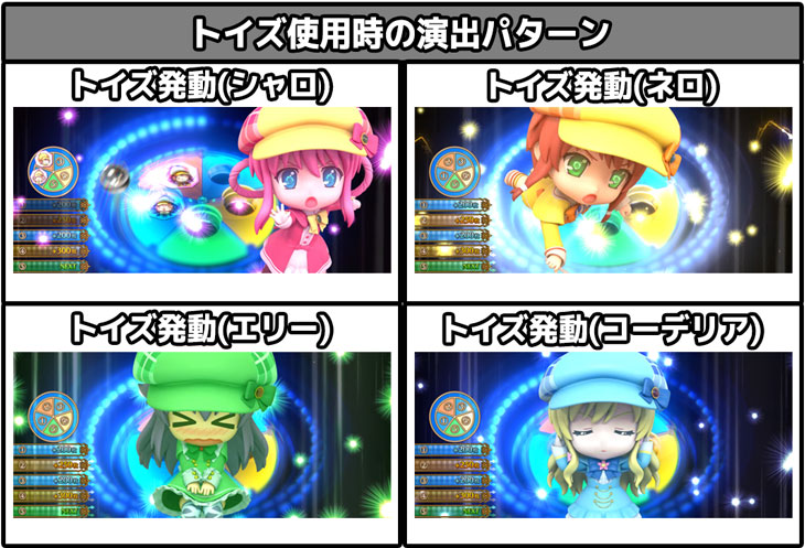 ミルキィ スロットの液晶画像