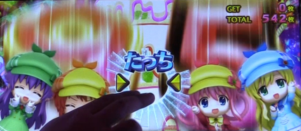 ミルキィ スロットの液晶画像