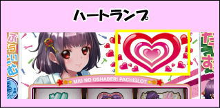 みうのおしゃべりパチスロのハートランプ