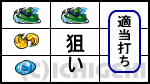 パチスロ モンキーターン4の上段ボート停止時